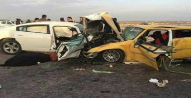 مصرع وإصابة 3 أشخاص بينهم دكتور بحادث سير جنوب الناصرية 