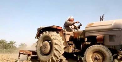 مصرع سائق جرار زراعي شمال الناصرية 