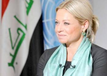 وصول رئيسة بعثة الأُمم المتحدة في العراق الى الناصرية في زيارة غير رسمية